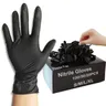 100/50/20 pezzi guanti in Nitrile nero guanti in Nitrile nero addensato per la pulizia guanti