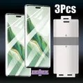 3 pezzi pellicola protettiva idrogel anteriore per Honor Magic 7 6 Pro lite Magic7 lite TPU protezione schermo a copertura totale pellicola gel con strumenti