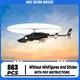 MOC-décennie s de Construction d'Avion Militaire Modèle Airwolf Hélicoptère Spécial Ops Populaire