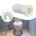 White PVC Connector Flexible WC Pan Connector Flexi Toilet Waste Long 250mm-500mm Soil Pipe Flexible