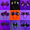 Feine Disney Mickey Maus Ohren Stirnbänder bösartige Stirnband für Mädchen Kinder Frauen Bögen