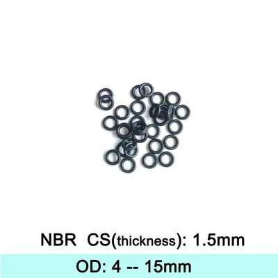 NBR Gummi Ring Dichtung C/S 1 5mm OD
