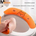 Juste de siège de toilette en pâte lavable motif dessin animé coussin de siège de toilette