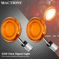 Motorrad Orange LED 1156 Blinker-kontrollleuchte Kugel Blinkende Lampe Für Harley Touring Sportster