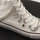 Süße coole Edelstahl Schuh dekorationen hohle Stern Liebe Anhänger Perle Doppels chicht bling Strass