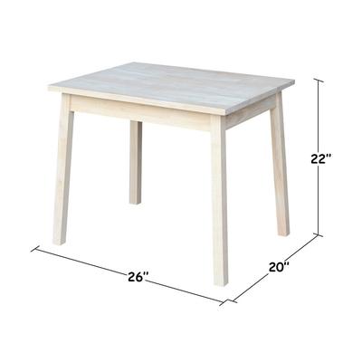 Child's Table - Whitewood JT-2026