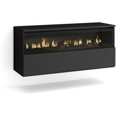 Elektrokamin led, Elektrische Kamine, 102x45x35cm, 1 Öffnung, 1 Tür, Elektrokamin. Maße, Hängend, Image