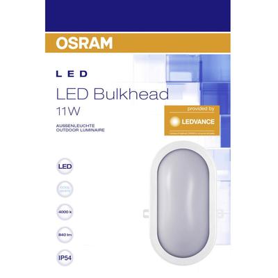 Led bulkhead (eu) l LED-Feuchtraumleuchte led led fest eingebaut 11 w Kaltweiß Weiß - Ledvance Image