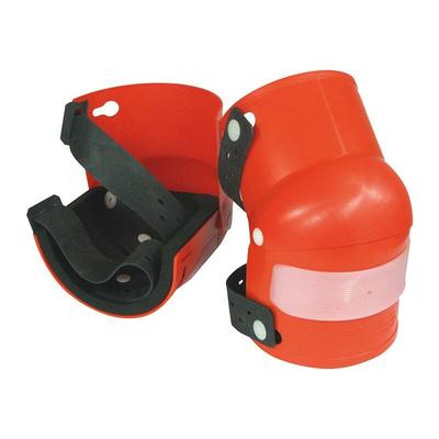 Knieschoner mit Gelenk PVC-Hartschale, orange Image