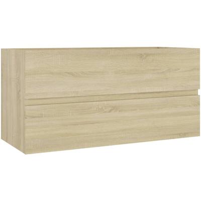 Waschbeckenunterschrank Sonoma-Eiche 90x38,5x45cm Holzwerkstoff Vidaxl