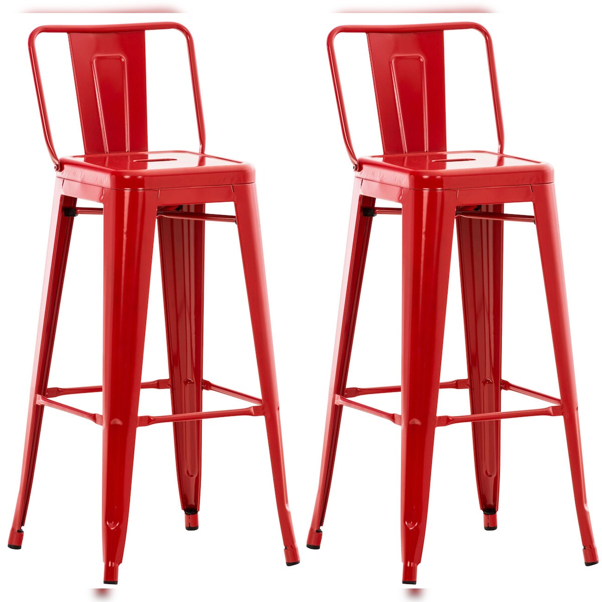 CLP 2er Set Barhocker Mason rot Image