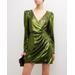 Pleated Sequin Mini Dress