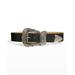 Floral Western Buckle Belt