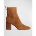 Astra Suede Square-toe Chelsea Boots