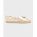 Eleanor Metallic Medallion Loafer Espadrilles