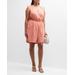 Plus Size Summer Sleeveless Surplice Jumpsuit