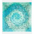 Bandana Printed Cotton Chiffon Scarf