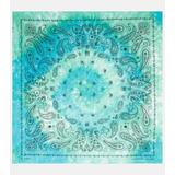 Bandana Printed Cotton Chiffon Scarf