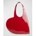 Mini Heart Patent Tote Bag