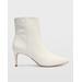 Mikki Mid Leather Pointed-toe Booties