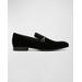 Shawn Velvet Skull-bit Loafers