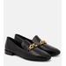 Jessa Embellished Leather Loafers