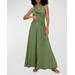 Mckibbin Sleeveless A-line Halter Maxi Dress