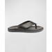 Romania Leather Thong Sandals