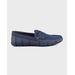Mesh And Rubber Penny Loafer, Navy