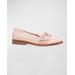 Leandra Patent Bow Slip-on Loafers