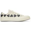 Comme Des Garçons Play Off-white Converse Edition Chuck 70 Multi Heart Sneakers
