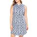 Nic+zoe Painted Clouds Zest Sleeveless Woven Shift Dress