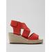 Willow Tumbled Leather Wedge Espadrille