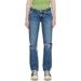 Blue 70s Low Rise Straight Jeans