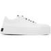 White Faux-leather Sneakers