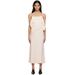 Toteme Beige Draped Cami Maxi Dress