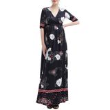 Eira V-neck Maternity/nursing Maxi Dress