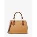 Marilyn Medium Color-block Saffiano Leather Satchel