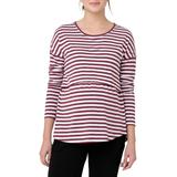 Lionel Stripe Long Sleeve Maternity/nursing T-shirt