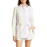 Stripe Organic Cotton Button-up Shirt