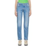 Blue 501 Straight Jeans