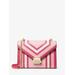 Whitney Medium Color-block And Signature Logo Shoulder Bag