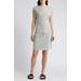 Ruched Organic Cotton Cap Sleeve Dress