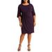 Gathered Bell Sleeve Faux Wrap Dress