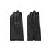 Nappa-leather Gloves With Metal Logo Lettering