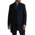 Gable Single Breasted Wool Blend Overcoat