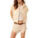 Tolly Cotton Fleece Short Sleeve Jacket