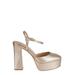 Groove High-heeled Pumps