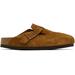 Tan Narrow Boston Soft Footbed Loafers