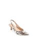 Mikoa Snake Embossed Slingback Pump